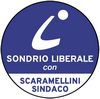Logo Sondrio Liberale con Scaramellini Sindaco